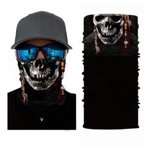 Halloween Skull 💀 Tube Face Covering Bandana New